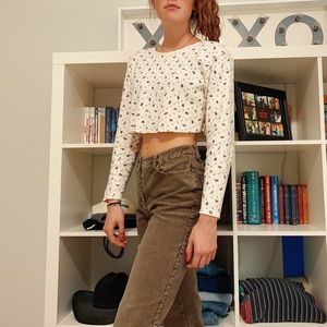 VINTAGE FLORAL LONG SLEEVE